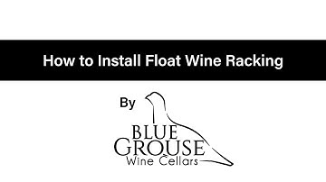 Float Cable and Glass Wine Racking - Installation Video (OLD VERSION)