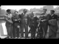 John Donald Don Budge, Gene Mako, Frank 'Frankie' Andrew Parker pose holding the ...HD Stock Footage