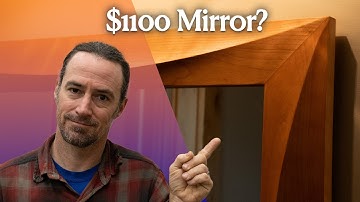 Was this mirror worth $1100?  Woodworking with my CNC router to make the ultimate mirror frame!