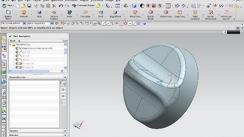 Drehschalter - Siemens NX 8 Surface Training - Sew surface - Thicken surface - Extend surface