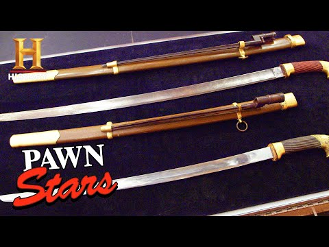 Pawn Stars: ILLEGAL Russian Swords BANNED by the Geneva Convention (Season 18)