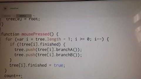 Fractal Tree (object oriented)
