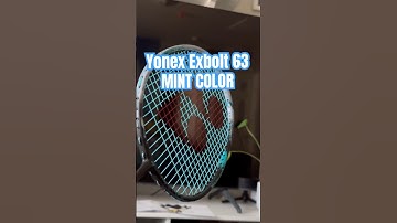 Yonex Exbolt 63 -MINT -tension27x29 lbs #yonex #astrox #88dpro #Mint #exbolt63 #badminton #aesthetic