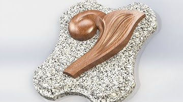 Solidworks modeling: wood carving modeling #4