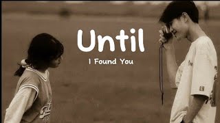 Until I Found You (song) ffsong