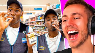 Miniminter Reacts To 'We Pretended To Work At Walmart'