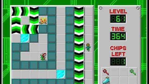 CCLP3 level 61 solution - 317 seconds