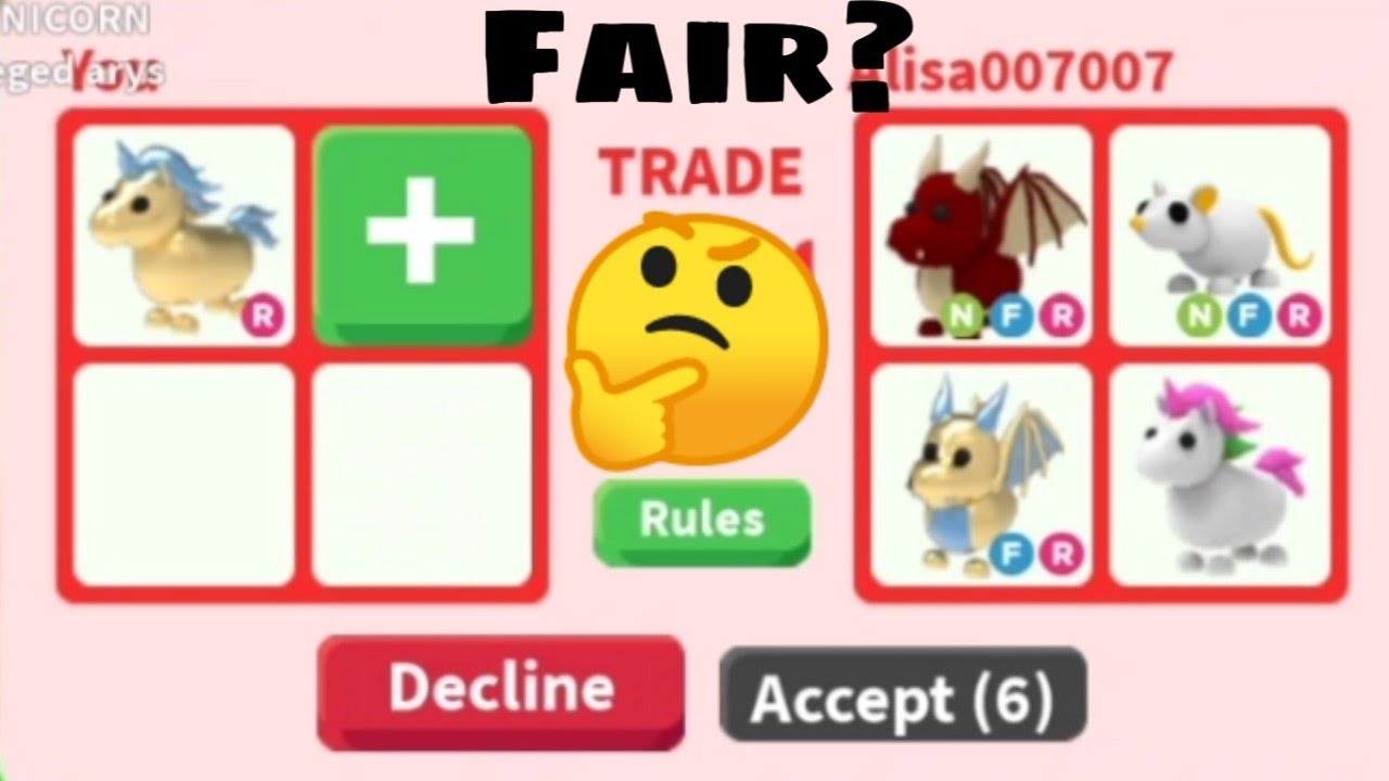 What People Trade For Golden Unicorn Roblox Adopt Me Youtube