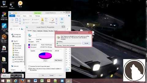 Windows 8.1 Using disk cleanup to help optimize your computer