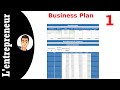 1 faire un business plan complet sur excel  plan de financement  amortissements