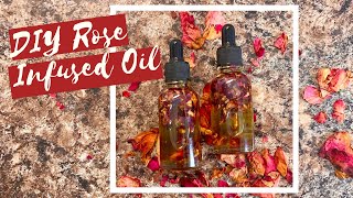 DIY Rose Infused Oil using Dried Roses 🌹 (w/ Measurements) screenshot 4