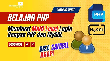 Khusus Pemula - Belajar Membuat Login Multi Level dengan PHP dan MySQL