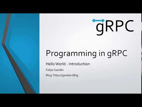 1 - Introduction to gRPC - ASP.NET Core | Programming in gRPC