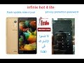 infinix hot 4 lite privacy protection password + flash update