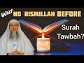 Why do we not say Bismillah before reciting Surah Tawbah? - Assim al hakeem