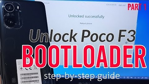 POCO F3: How to UNLOCK Bootloader | PART 1
