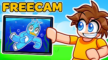 Using FREECAM to CHEAT in Hide and Seek in Roblox!