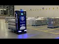 Amate mobile robot transports autonomously pallets or containers in warehouses and sorting centers