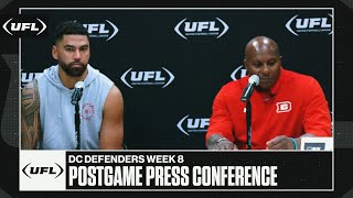 DC Defenders Week 8 postgame press conference | United Football League