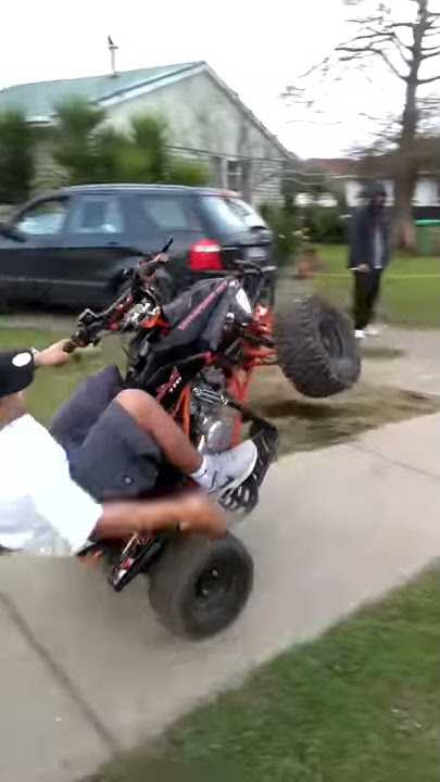 Kuz on the Quad! Bike life Otara