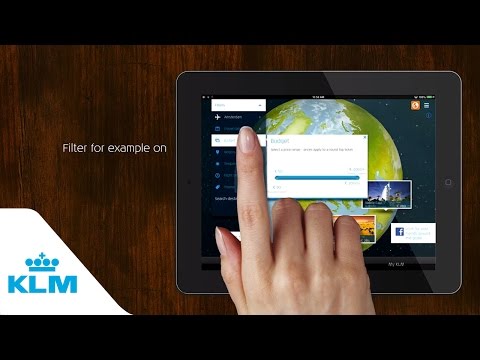 KLM App for iPad