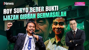 Ungkap Masalah di Ijazah Gibran, Roy Suryo: Ngaku Aja Anak SMP! | Rakyat Bersuara 16/9