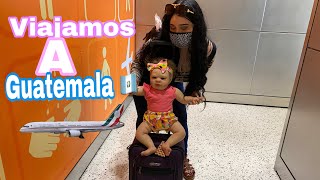 VLOG| mi bebé Reborn viaja en avión por primera vez | Briseida viajando a Guatemala con nosotras|