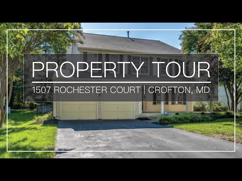 1507 Rochester Court, Crofton, MD home video tour