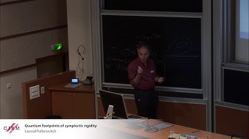 Leonid Polterovich: Quantum footprints of symplectic rigidity