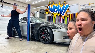 Mike Myke REACTS to his 800 HP C6 New LOOK!