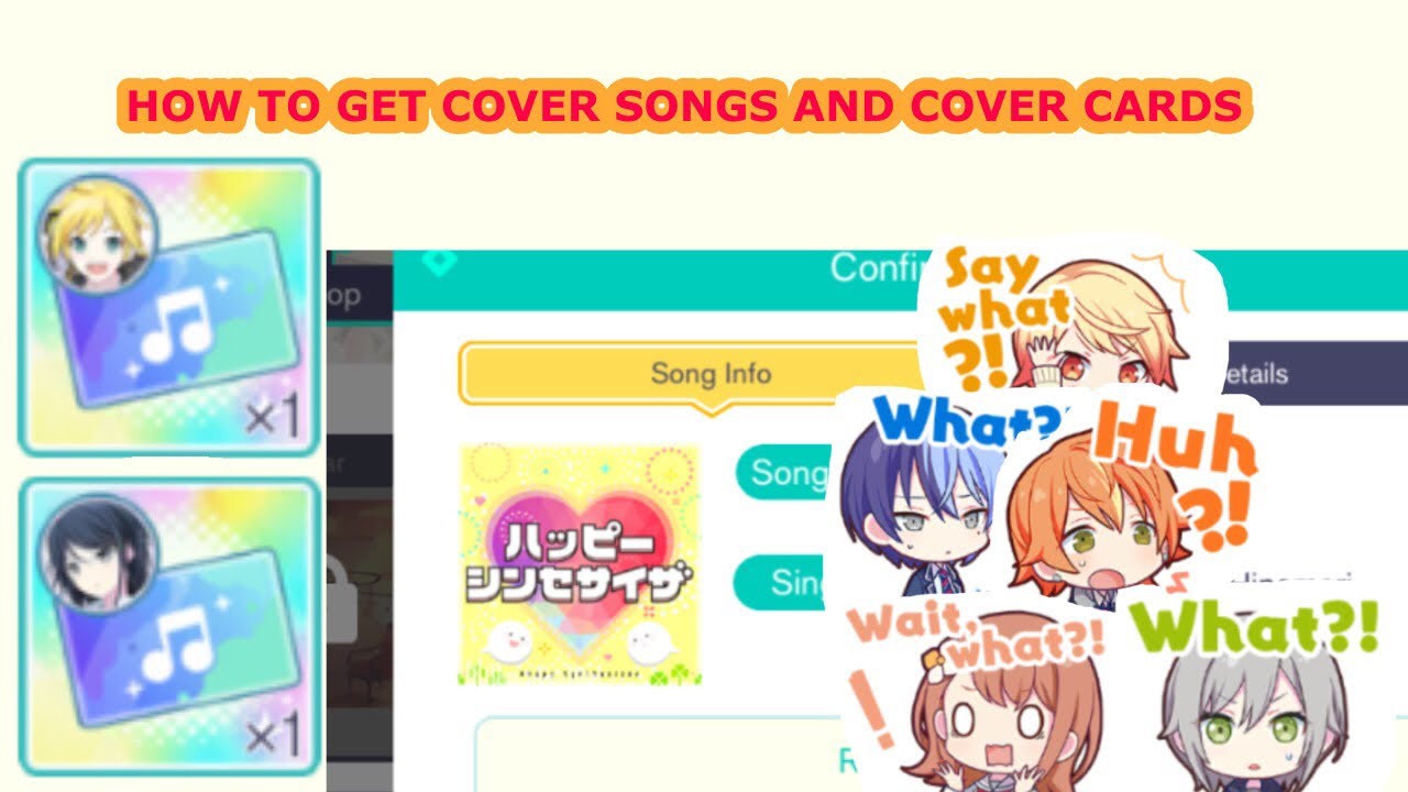PROJECT SEKAI TUTORIAL : HOW TO GET COVER SONGS - YouTube
