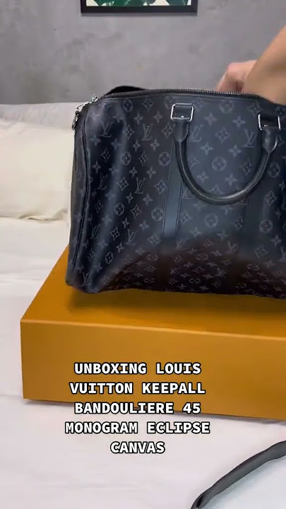 UNBOXING LOUIS VUITTON KEEPALL 45 MONOGRAM