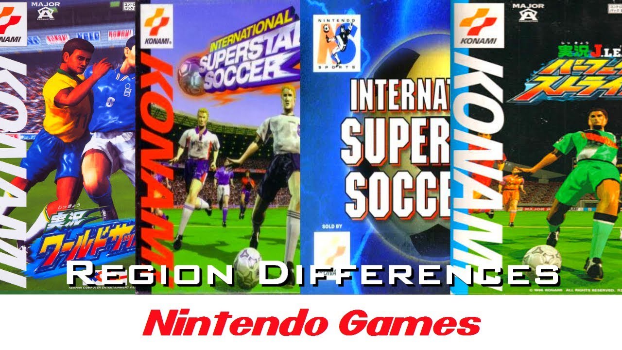 International Superstar Soccer 64 Nintendo 64 Opening Or Intro Region Differences Youtube