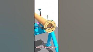How to fit up a flange to a pipe #shorts