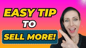 Easy tip to sell more!