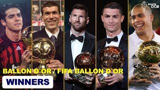 All Ballon d'Or / FIFA Ballon d'Or Winners [1956 - 2023]