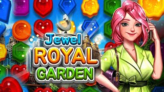 Jewel Royal Garden: Match 3 Gem Blast Puzzle Gameplay | Android Puzzle Game screenshot 2