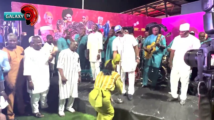 NOLLYWOOD VETERAN FAITHIA BALOGUN GRACED THE DANCE FLOOR AS THE KING OF FUJI K1 DE ULTIMATE PERFORMS