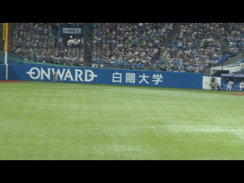 ヤクルト 西川遥輝 ツーベースヒット　ヤクルト vs 阪神　2024年9月28日(土) 神宮球場