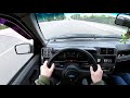 POV GoPro Driving Ford Sierra MK3