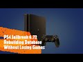 PS4 Jailbreak 6.72 Rebuild Database - Tutorial