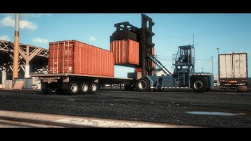 Multiplayer Trucker Job Script + Custom Map  [FIVEM] 3 Different Missions Cargo, Container, Vehicle