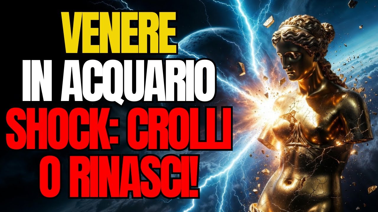 VENERE IN ACQUARIO: Crolli o Rinasci? ⚡ (Lo Shock che cambia la tua Vita)