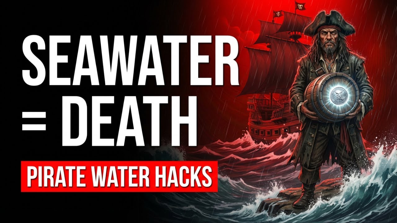 Pirate Water Survival Secrets: How Pirates Turned Seawater Into Life-Saving Drinking Water