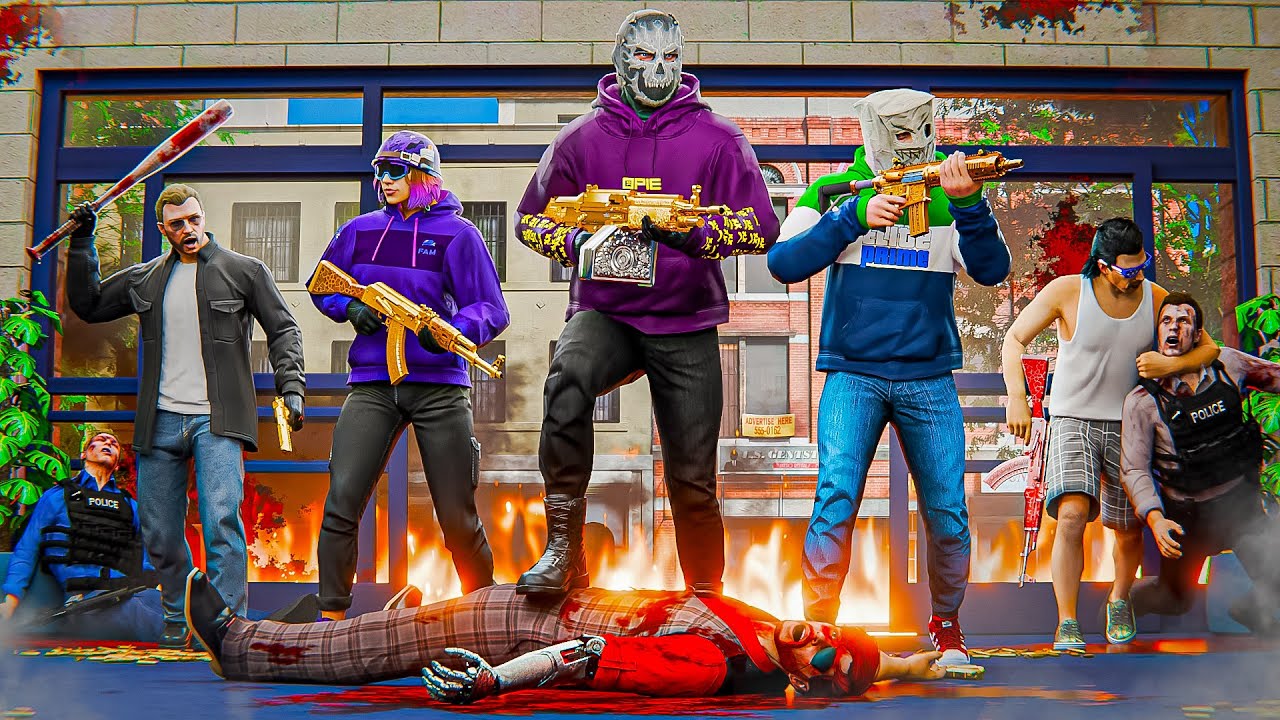 Taking Over Police Station To Get Revenge On Cops In GTA 5 RP - YouTube