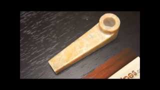 Soap Stone Smoking Tobacco Marble Colored Mini Hand Pipe 3
