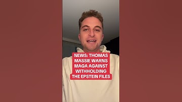 WOW: Republican Congressman Thonas Massie tells Republicans to vote wisely because Trump’s