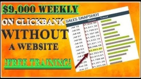 Clickbank Tutorial For Beginners - $1000 a Day Training -  No Website Needed