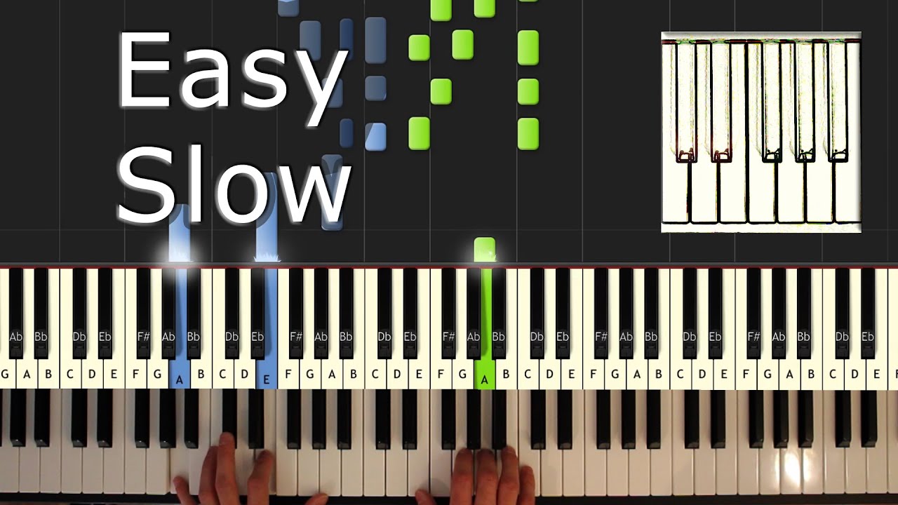 Debussy Clair De Lune Piano Tutorial Easy Slow How To Play Synthesia Youtube