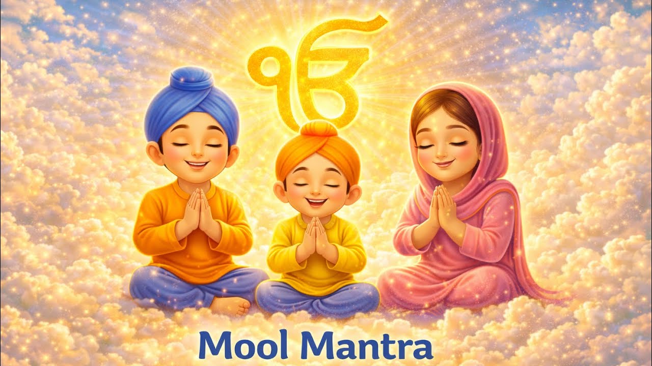 Mool Mantra Jaap | Relaxing Sikh Prayer for Kids & Family